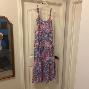 Lilly Pulitzer Loro Maxi in Mermaid Grotto- WORN TWICE